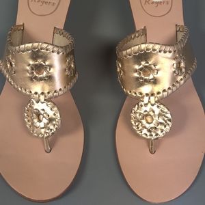 Jack Rogers tong flats New